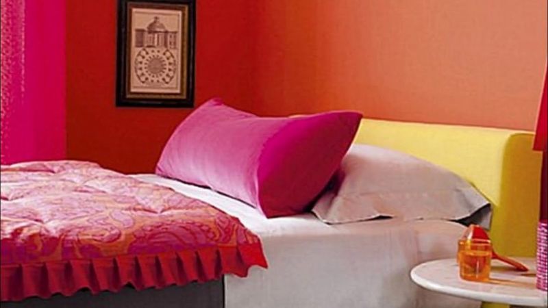 pintar un dormitorio de matrimonio en dos colores